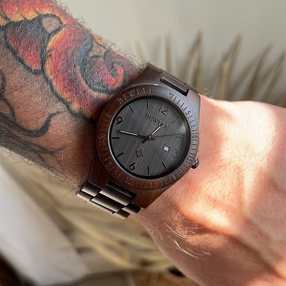 Men’s Bewell Wooden Watch